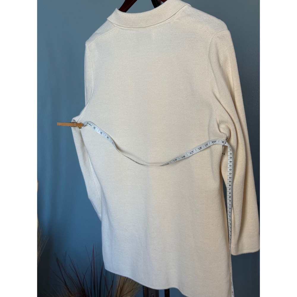 Vintage Cream Knit Skirt Suit Set | Arthur Kober Tricoville London DISPA Sz 10 - Picture 7 of 12